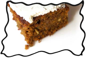 Carrot cake with cream cheese