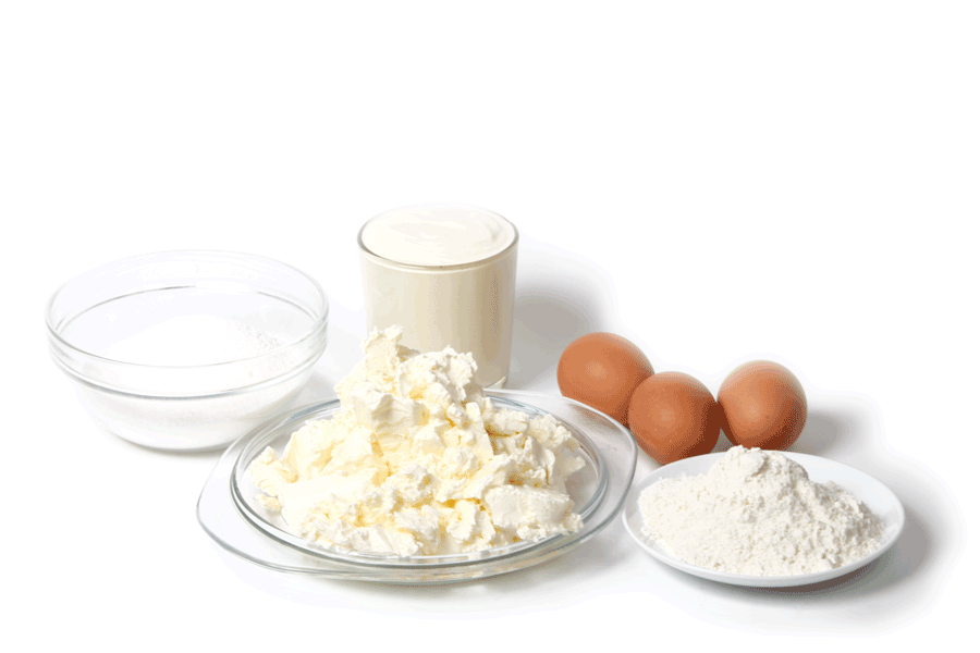 Cheesecake ingredients