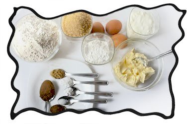 Spice cake ingredients